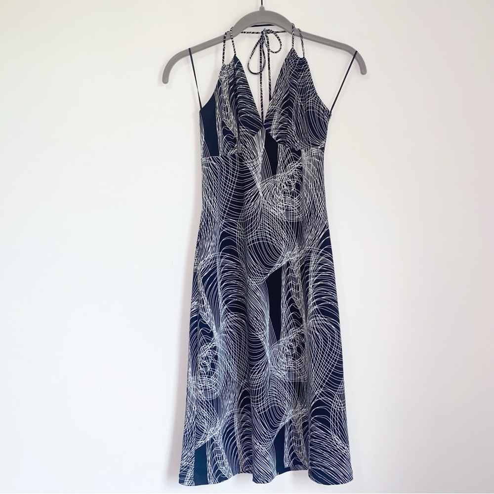 Vintage Y2K 90s Halter Dress